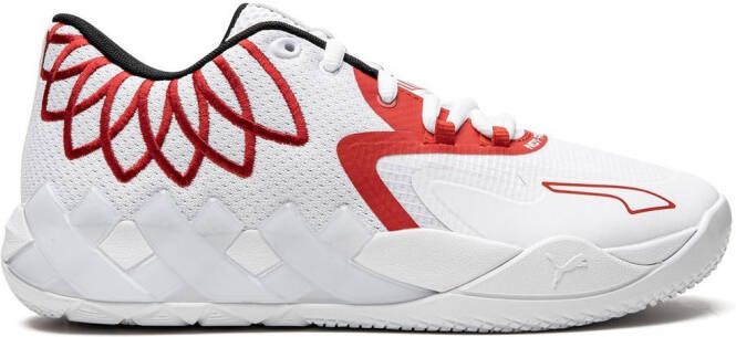 PUMA MB.01 Low "Bright Red" sneakers White