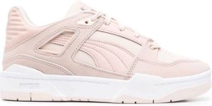 PUMA panelled low-top sneakers Pink
