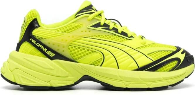 PUMA Velophasis panelled-design sneakers Yellow