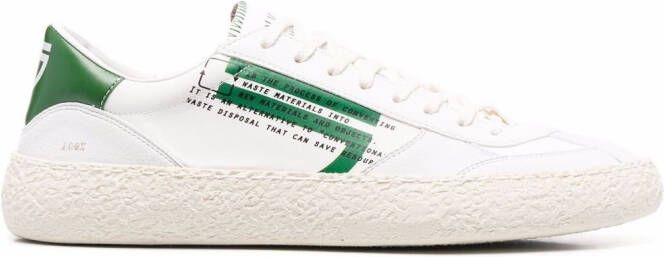 Puraai slogan-print low top sneakers White