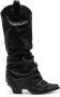 R13 Cowboy 65mm leather knee-high boots Black - Thumbnail 1
