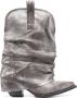 R13 Low Rider distressed cowbody boots Grey - Thumbnail 1