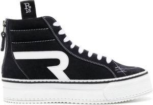R13 Rogue high-top sneakers Black