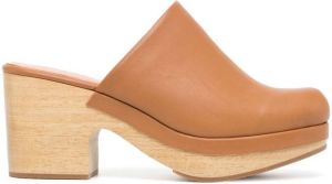 Rachel Comey platform leather sandals Brown