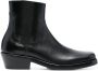 Raf Simons 45mm block-heel ankle boots Black - Thumbnail 1