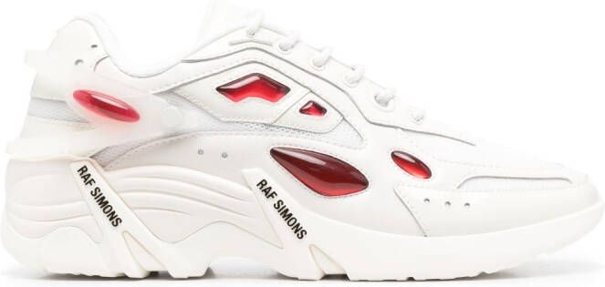Raf Simons Antei panelled leather sneakers White