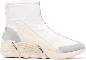 Raf Simons Cylon-22 ankle boots White