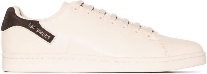 Raf Simons Orion faux-leather low-top sneakers Neutrals