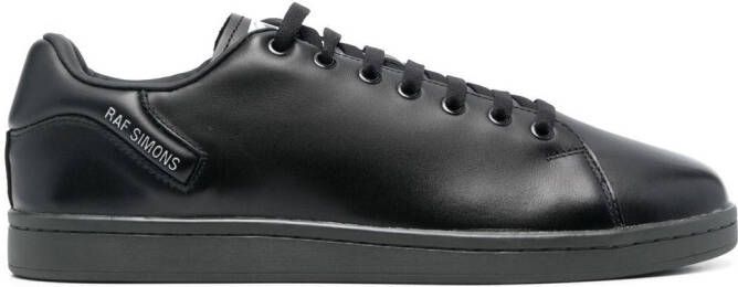 Raf Simons round-toe low-top sneakers Black