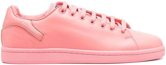 Raf Simons side logo-print low-top sneakers Pink