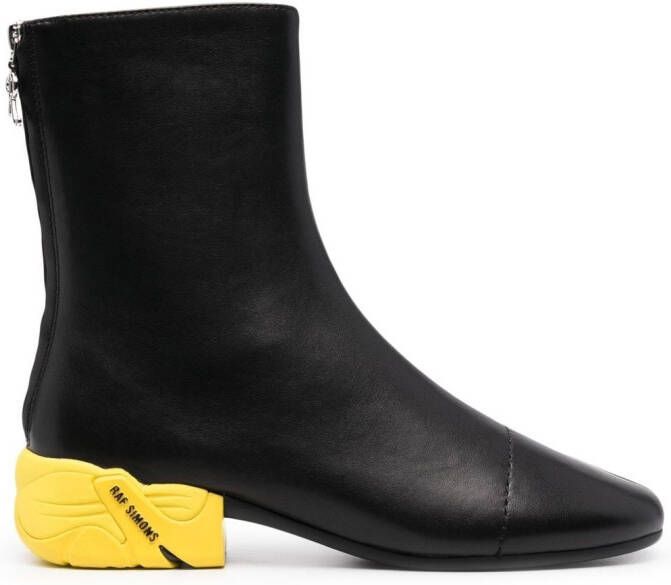 Raf Simons Solaris High block-heel boots Black