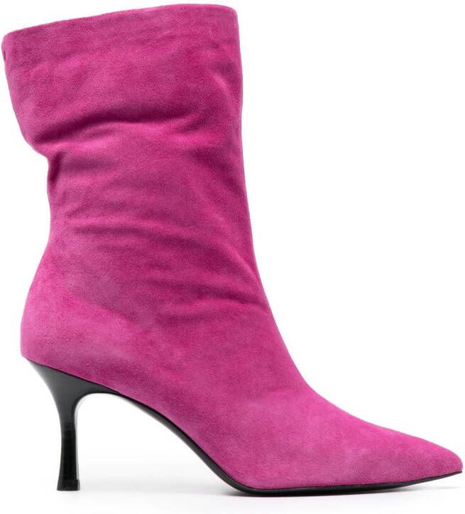 Rag & bone Brea 70mm suede boots Pink