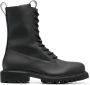 Rains Show lace-up combat boots Black - Thumbnail 1