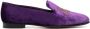 Ralph Lauren Collection Alonzo velvet-finish loafers Purple - Thumbnail 1
