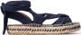 Ralph Lauren Collection Lilyann linen-silk sandals Blue - Thumbnail 1
