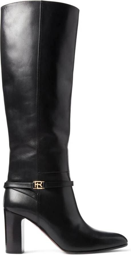 Ralph Lauren Collection Raygan 75mm pointed-toe boots Black