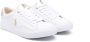 Ralph Lauren Kids embroidered-logo low-top sneakers White - Thumbnail 1