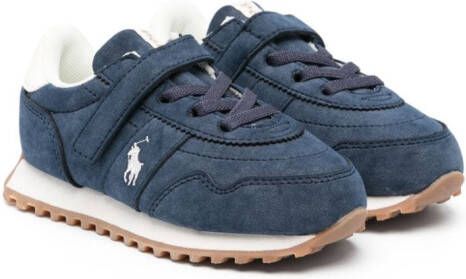 POLO RALPH LAUREN KIDS Polo Pony lace-up sneakers Blue