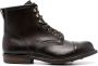 Ralph Lauren RRL Bowery lace-up leather boots Brown - Thumbnail 1