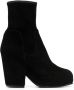 Random Identities 90mm suede ankle boots Black - Thumbnail 1