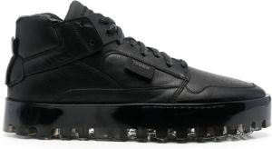 RBRSL RUBBER SOUL chunky lace-up trainers Black