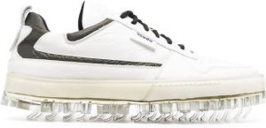 RBRSL RUBBER SOUL Crystal-sole low-top sneakers White