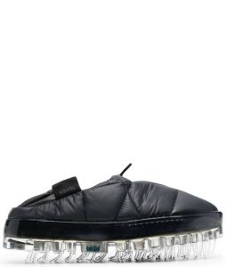 RBRSL RUBBER SOUL crystal-sole padded slippers Black