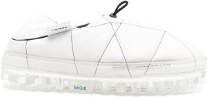 RBRSL RUBBER SOUL quilted slip-on sneakers White