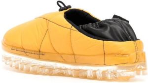 RBRSL RUBBER SOUL quilted slip-on sneakers Yellow