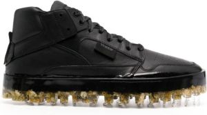 RBRSL RUBBER SOUL stabilised-camomile sole high-top sneakers Black