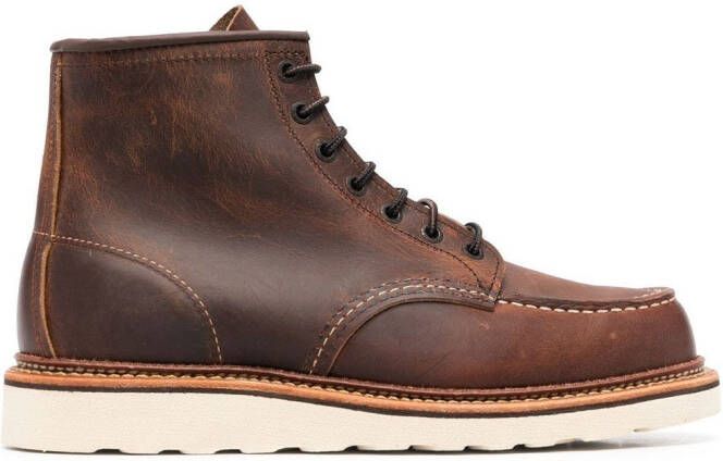 Red Wing Shoes 1907 Heritage Work Moc Toe boot Brown