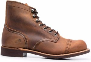 Red Wing Shoes ankle lace-up boots Brown
