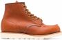 Red Wing Shoes chunky lace-up leather boots Brown - Thumbnail 1