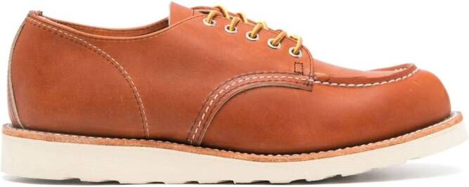 Red Wing Shoes Shop Moc leather derby shoes Brown