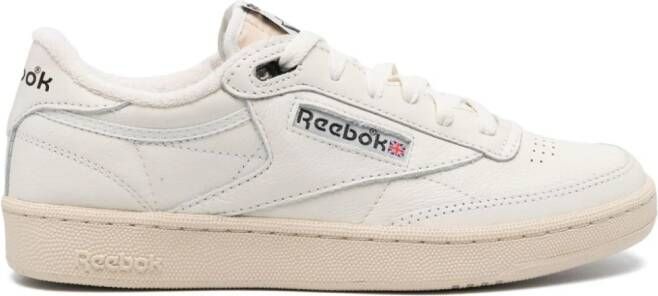 Reebok Club C lace-up leather sneakers White