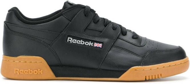 Reebok contrast sole sneakers Black