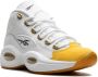 Reebok Kids Question Mid leather sneakers White - Thumbnail 1