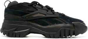 Reebok leather lace-up sneakers Black