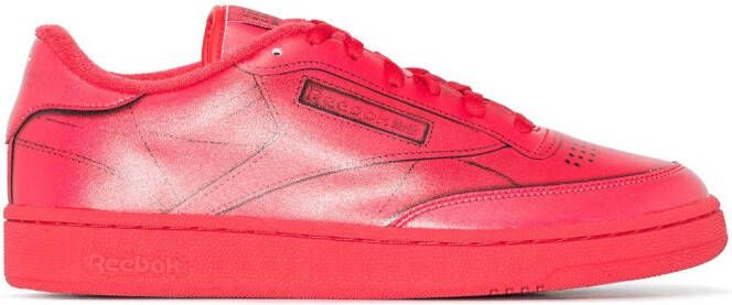 Reebok Project 0 Club C leather sneakers Red