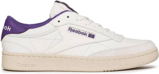 Reebok LTD Club C embossed leather sneakers White