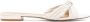 Reformation Peridot knotted flat sandals White - Thumbnail 1