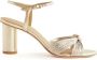 Reformation Petra leather sandals Gold - Thumbnail 1
