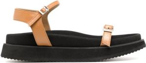 Reike Nen ankle-strap leather sandals Brown