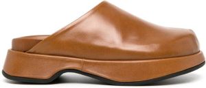 Reike Nen Hyggle leather clogs Brown