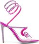 René Caovilla 105mm open-toe leather sandals Pink - Thumbnail 1