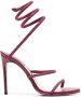 René Caovilla 110mm crystal-embellished sandals Red - Thumbnail 1