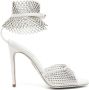 René Caovilla 110mm crystal-embellished sandals White - Thumbnail 1