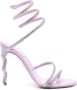 René Caovilla 115mm rhinestone-embellished sandals Purple - Thumbnail 1