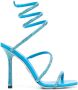 René Caovilla 120mm rhinestone heeled sandals Blue - Thumbnail 1