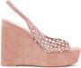 René Caovilla 125mm crystal-embellished sandals Pink - Thumbnail 1